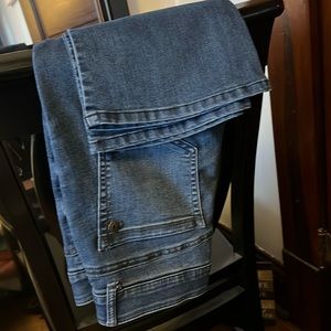 Democracy “ab”solution itty bitty boot jeans.